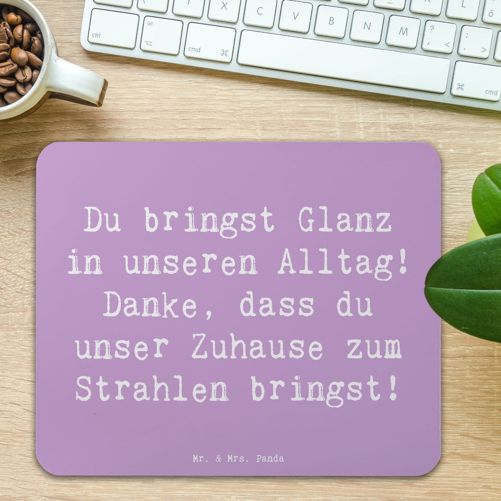 Mauspad Spruch Glanz Putzfrau Mousepad, Computer zubehör, Büroausstattung, PC Zubehör, Arbeitszimmer, Mauspad, Einzigartiges Mauspad, Designer Mauspad, Mausunterlage, Mauspad Büro