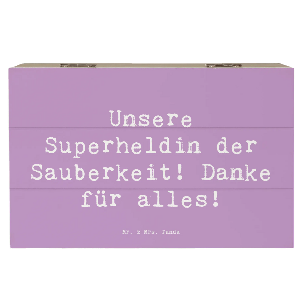 Holzkiste Spruch Putzfrau Superheldin Holzkiste, Kiste, Schatzkiste, Truhe, Schatulle, XXL, Erinnerungsbox, Erinnerungskiste, Dekokiste, Aufbewahrungsbox, Geschenkbox, Geschenkdose