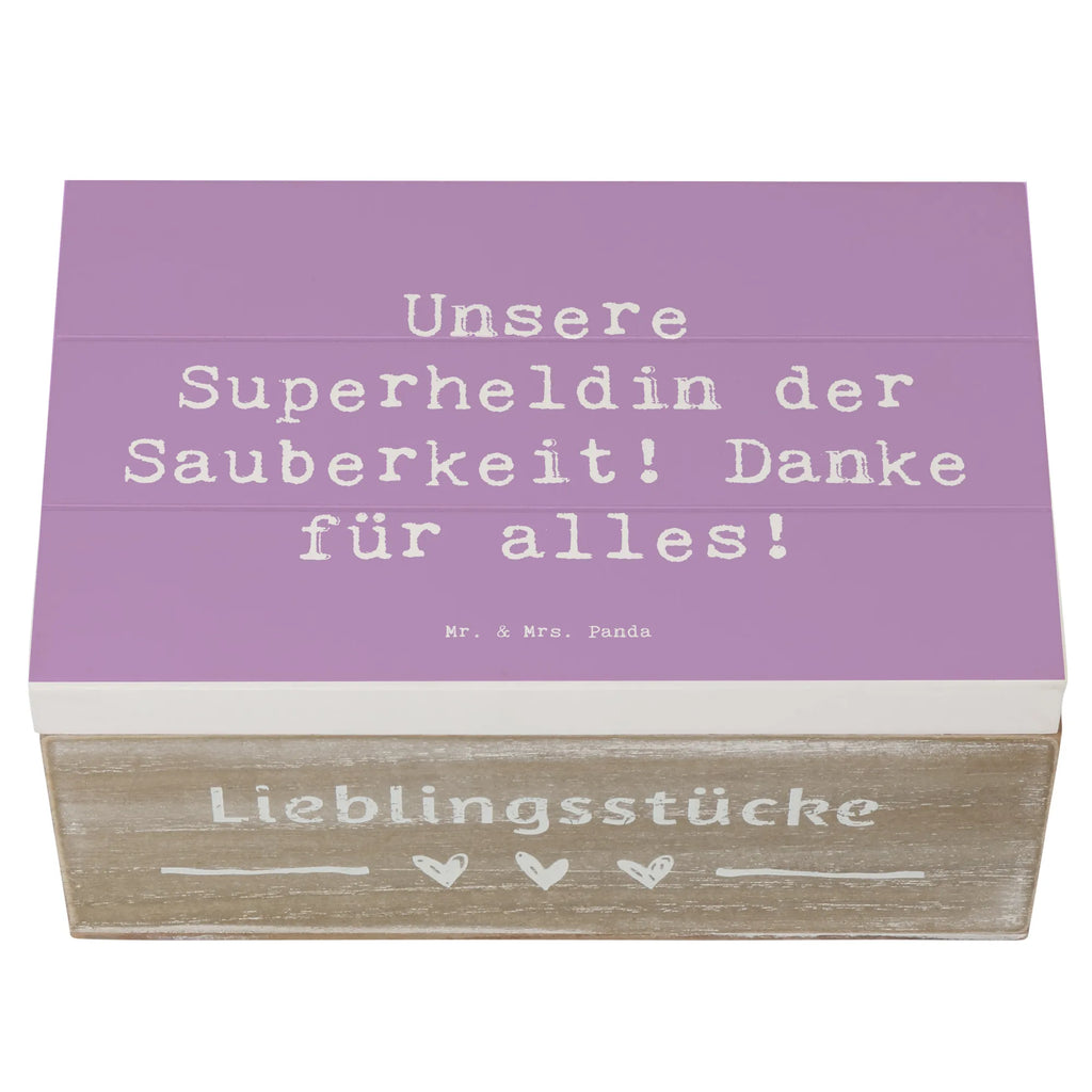 Holzkiste Spruch Putzfrau Superheldin Holzkiste, Kiste, Schatzkiste, Truhe, Schatulle, XXL, Erinnerungsbox, Erinnerungskiste, Dekokiste, Aufbewahrungsbox, Geschenkbox, Geschenkdose