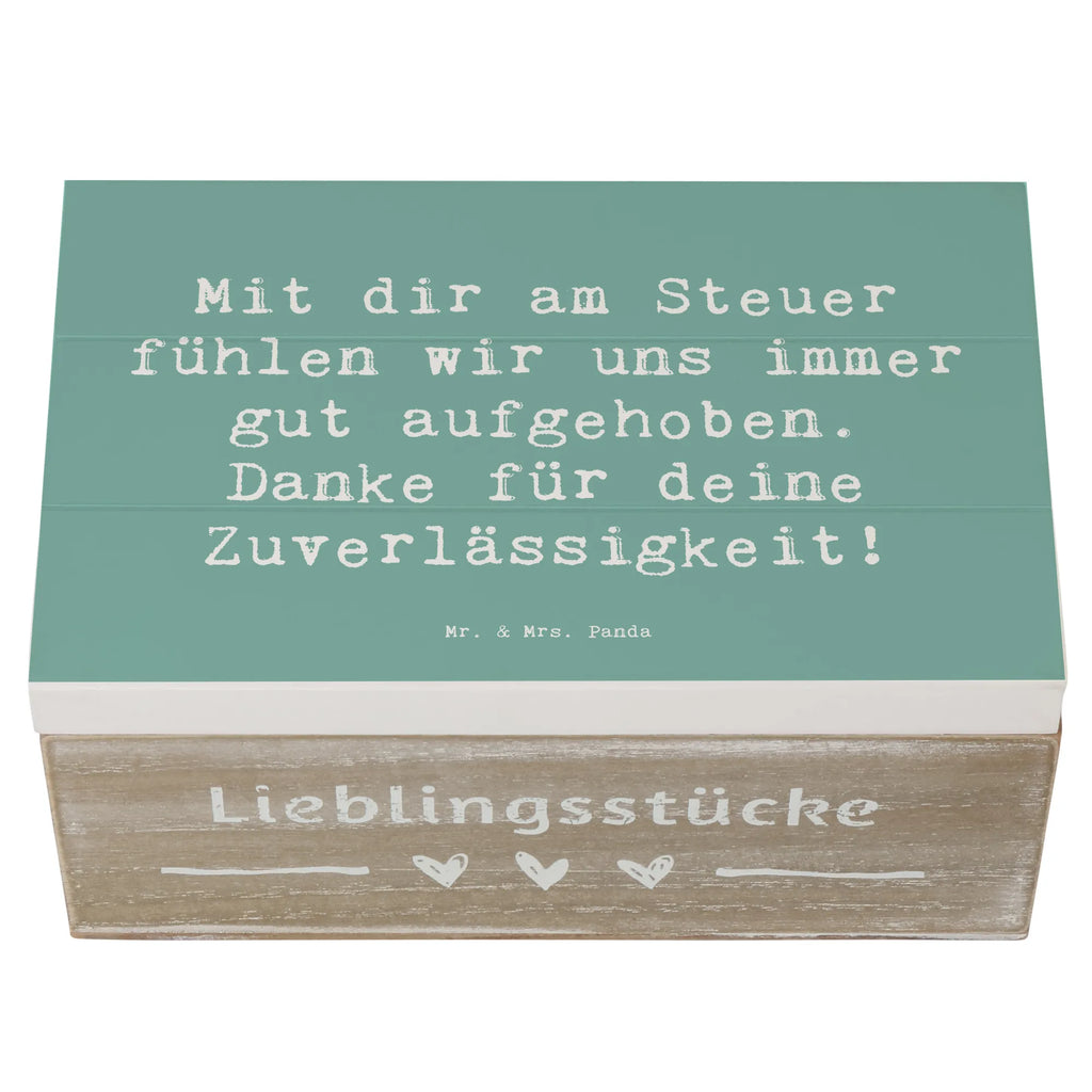 Holzkiste Mit dir am Steuer fühlen wir uns immer gut aufgehoben. Danke für deine Zuverlässigkeit! Holzkiste, Kiste, Schatzkiste, Truhe, Schatulle, XXL, Erinnerungsbox, Erinnerungskiste, Dekokiste, Aufbewahrungsbox, Geschenkbox, Geschenkdose