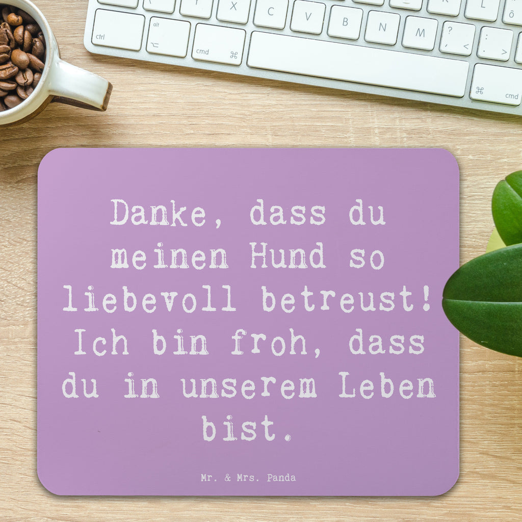 Mauspad Spruch Danke Hundesitter Mousepad, Computer zubehör, Büroausstattung, PC Zubehör, Arbeitszimmer, Mauspad, Einzigartiges Mauspad, Designer Mauspad, Mausunterlage, Mauspad Büro