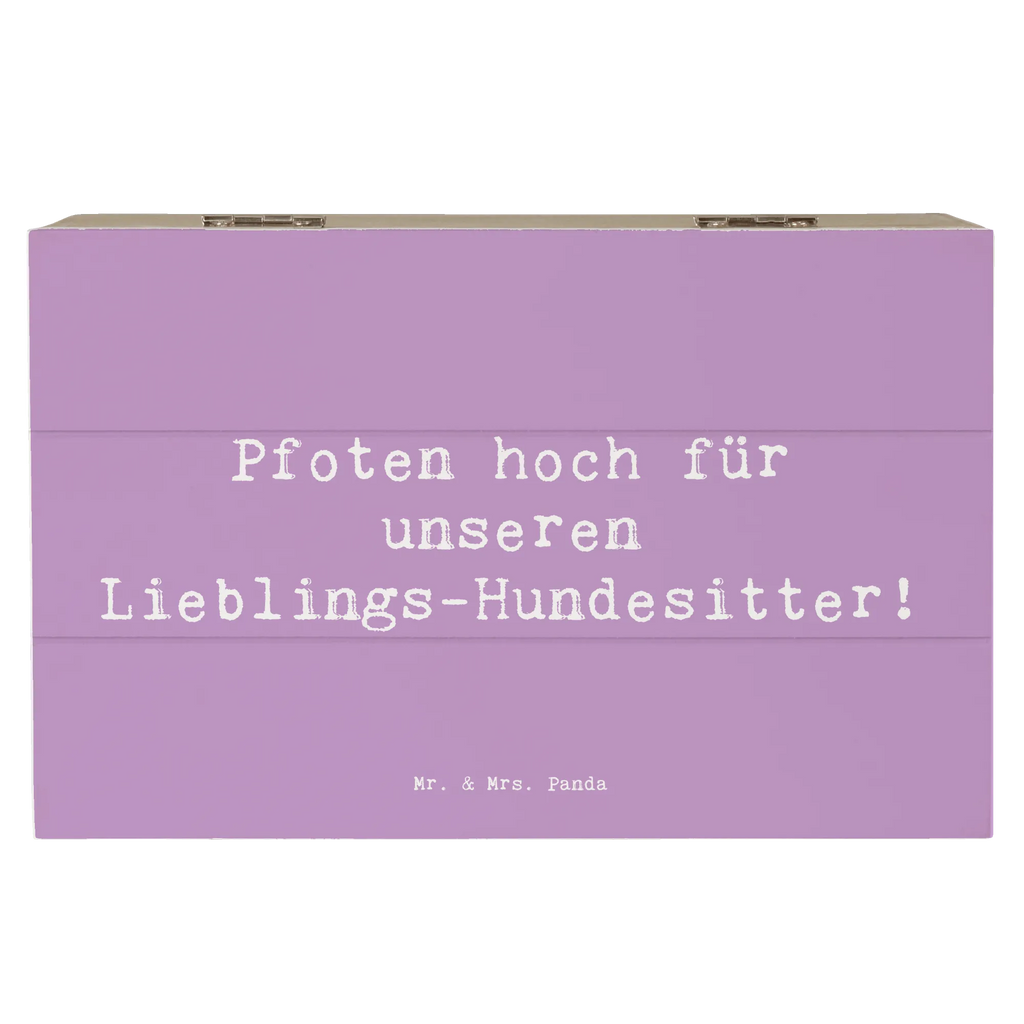 Holzkiste Pfoten hoch für unseren Lieblings-Hundesitter! Holzkiste, Kiste, Schatzkiste, Truhe, Schatulle, XXL, Erinnerungsbox, Erinnerungskiste, Dekokiste, Aufbewahrungsbox, Geschenkbox, Geschenkdose