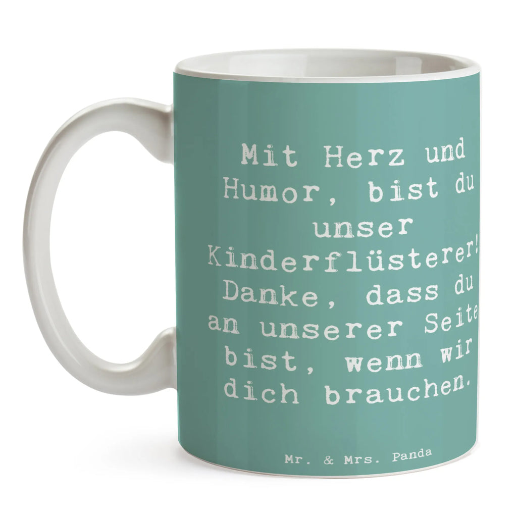 Tasse Spruch Baby-Sitter Engelflüsterer Tasse, Kaffeetasse, Teetasse, Becher, Kaffeebecher, Teebecher, Keramiktasse, Porzellantasse, Büro Tasse, Geschenk Tasse, Tasse Sprüche, Tasse Motive, Kaffeetassen, Tasse bedrucken, Designer Tasse, Cappuccino Tassen, Schöne Teetassen