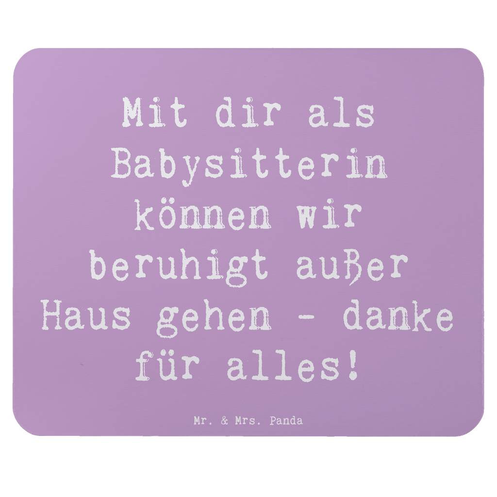 Mauspad Spruch Babysitter Dank Mousepad, Computer zubehör, Büroausstattung, PC Zubehör, Arbeitszimmer, Mauspad, Einzigartiges Mauspad, Designer Mauspad, Mausunterlage, Mauspad Büro