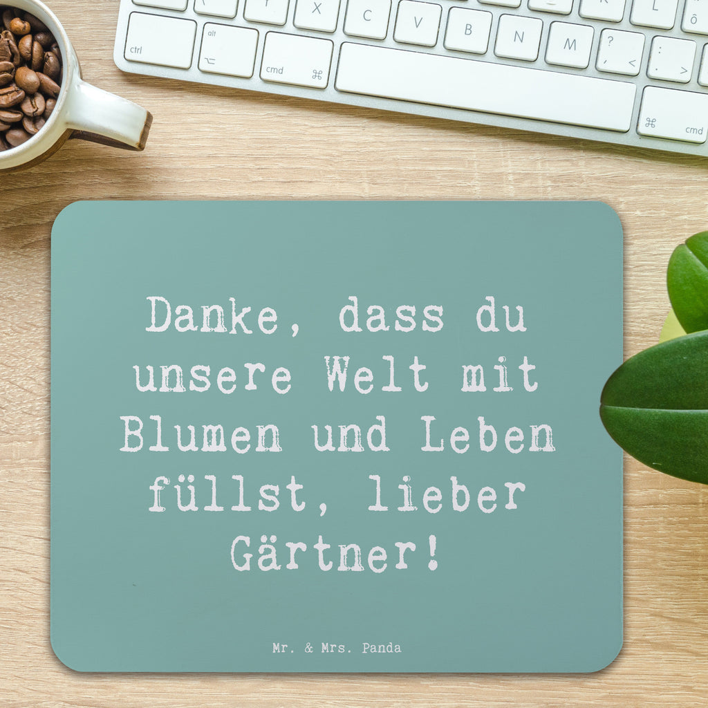 Mauspad Spruch Gärtner Dankeschön Mousepad, Computer zubehör, Büroausstattung, PC Zubehör, Arbeitszimmer, Mauspad, Einzigartiges Mauspad, Designer Mauspad, Mausunterlage, Mauspad Büro