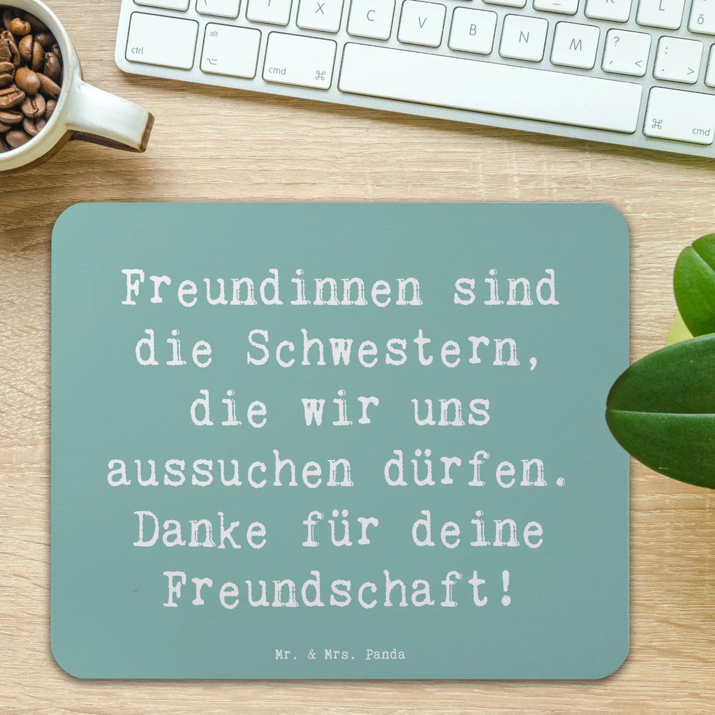 Mauspad Spruch Freundinnen Schwestern Mousepad, Computer zubehör, Büroausstattung, PC Zubehör, Arbeitszimmer, Mauspad, Einzigartiges Mauspad, Designer Mauspad, Mausunterlage, Mauspad Büro