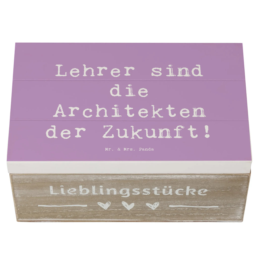 Holzkiste Lehrer sind die Architekten der Zukunft! Holzkiste, Kiste, Schatzkiste, Truhe, Schatulle, XXL, Erinnerungsbox, Erinnerungskiste, Dekokiste, Aufbewahrungsbox, Geschenkbox, Geschenkdose