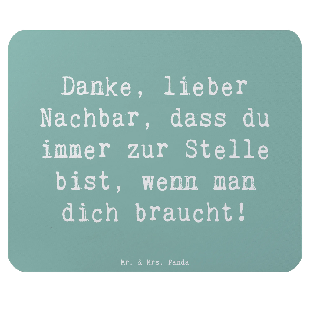 Mauspad Spruch Danke Nachbar Mousepad, Computer zubehör, Büroausstattung, PC Zubehör, Arbeitszimmer, Mauspad, Einzigartiges Mauspad, Designer Mauspad, Mausunterlage, Mauspad Büro