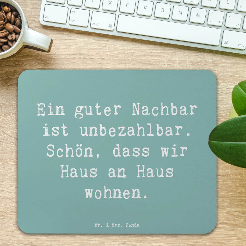 Mauspad Spruch Guter Nachbar Mousepad, Computer zubehör, Büroausstattung, PC Zubehör, Arbeitszimmer, Mauspad, Einzigartiges Mauspad, Designer Mauspad, Mausunterlage, Mauspad Büro