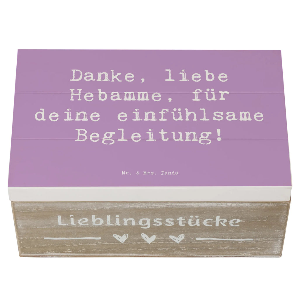 Holzkiste Danke, liebe Hebamme, für deine einfühlsame Begleitung! Holzkiste, Kiste, Schatzkiste, Truhe, Schatulle, XXL, Erinnerungsbox, Erinnerungskiste, Dekokiste, Aufbewahrungsbox, Geschenkbox, Geschenkdose