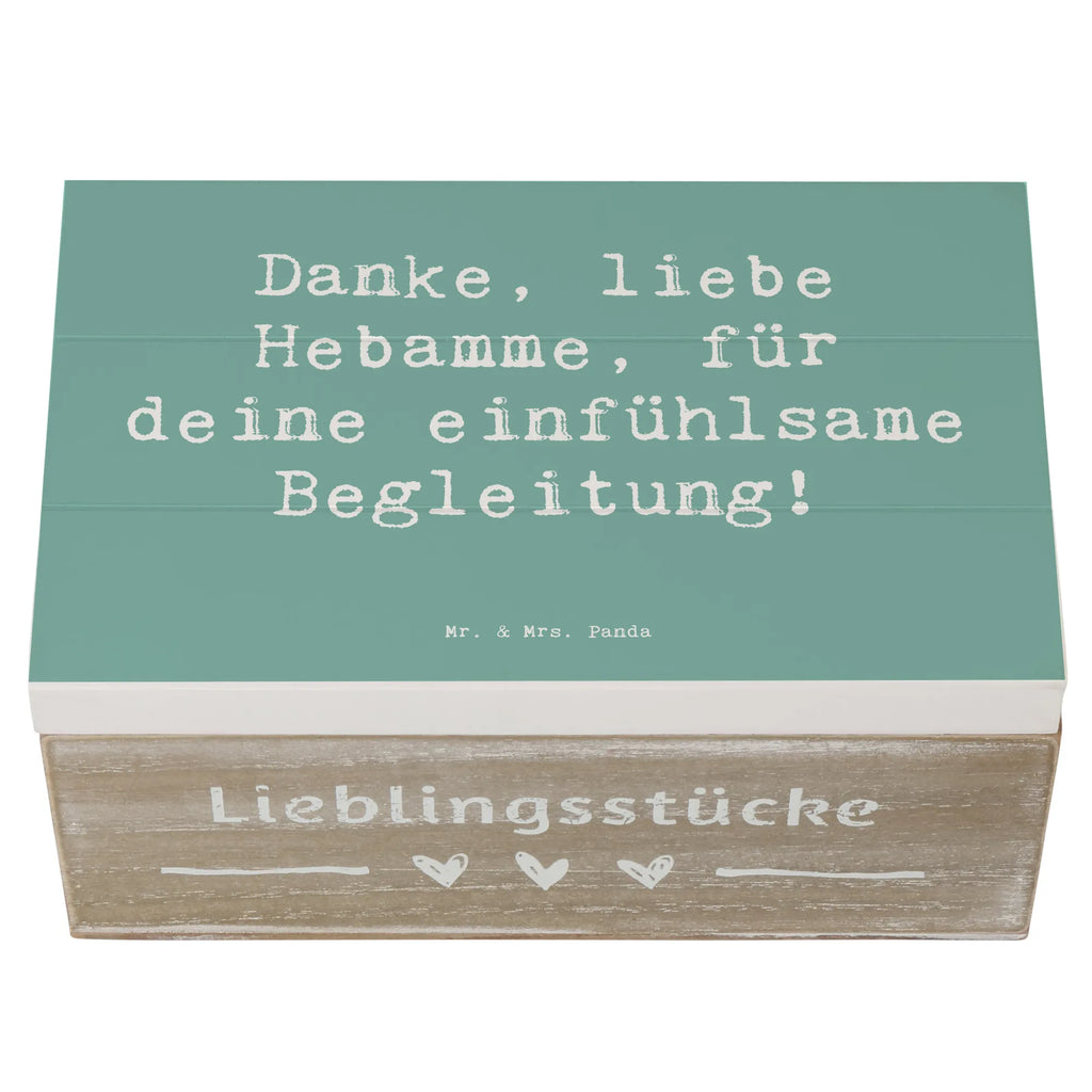 Holzkiste Danke, liebe Hebamme, für deine einfühlsame Begleitung! Holzkiste, Kiste, Schatzkiste, Truhe, Schatulle, XXL, Erinnerungsbox, Erinnerungskiste, Dekokiste, Aufbewahrungsbox, Geschenkbox, Geschenkdose