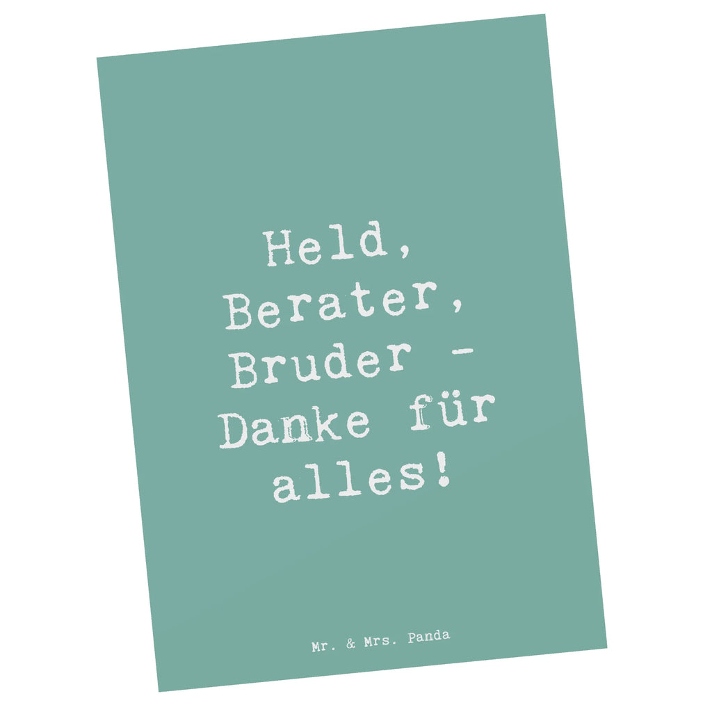 Postkarte Spruch Held Bruder Postkarte, Karte, Geschenkkarte, Grußkarte, Einladung, Ansichtskarte, Geburtstagskarte, Einladungskarte, Dankeskarte, Ansichtskarten, Einladung Geburtstag, Einladungskarten Geburtstag