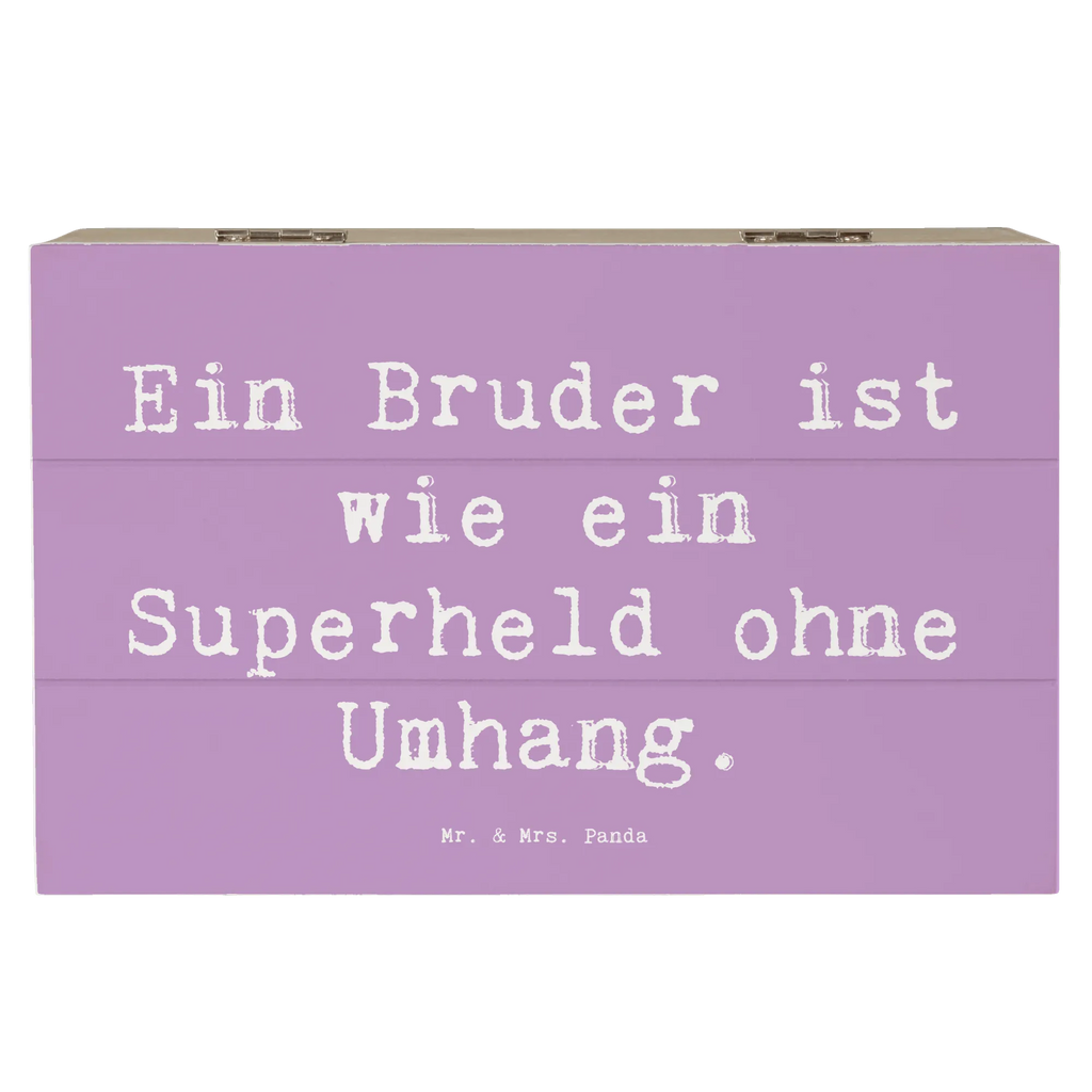 Holzkiste Spruch Bruder Superheld Holzkiste, Kiste, Schatzkiste, Truhe, Schatulle, XXL, Erinnerungsbox, Erinnerungskiste, Dekokiste, Aufbewahrungsbox, Geschenkbox, Geschenkdose