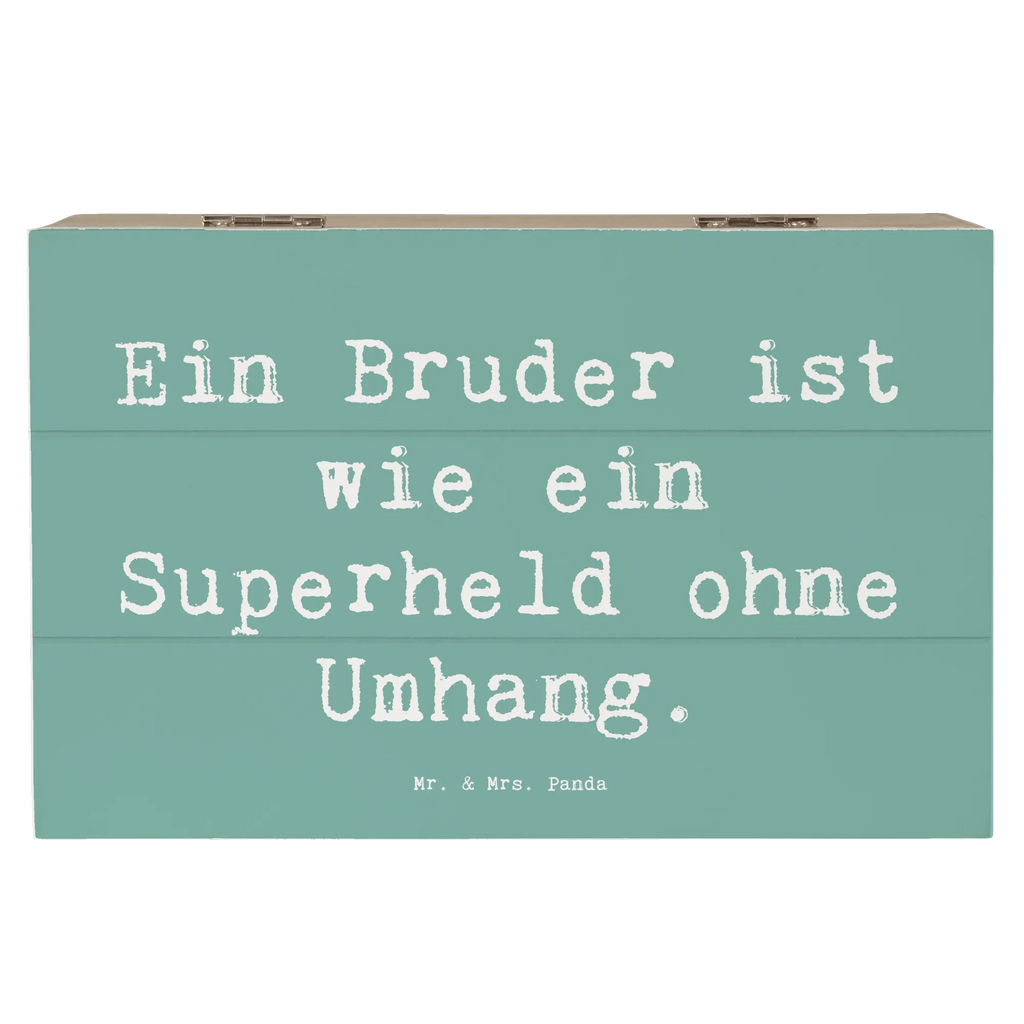 Holzkiste Spruch Bruder Superheld Holzkiste, Kiste, Schatzkiste, Truhe, Schatulle, XXL, Erinnerungsbox, Erinnerungskiste, Dekokiste, Aufbewahrungsbox, Geschenkbox, Geschenkdose