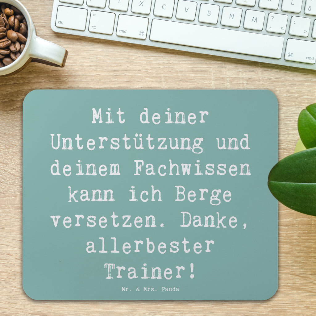 Mauspad Spruch Bester Trainer Mousepad, Computer zubehör, Büroausstattung, PC Zubehör, Arbeitszimmer, Mauspad, Einzigartiges Mauspad, Designer Mauspad, Mausunterlage, Mauspad Büro