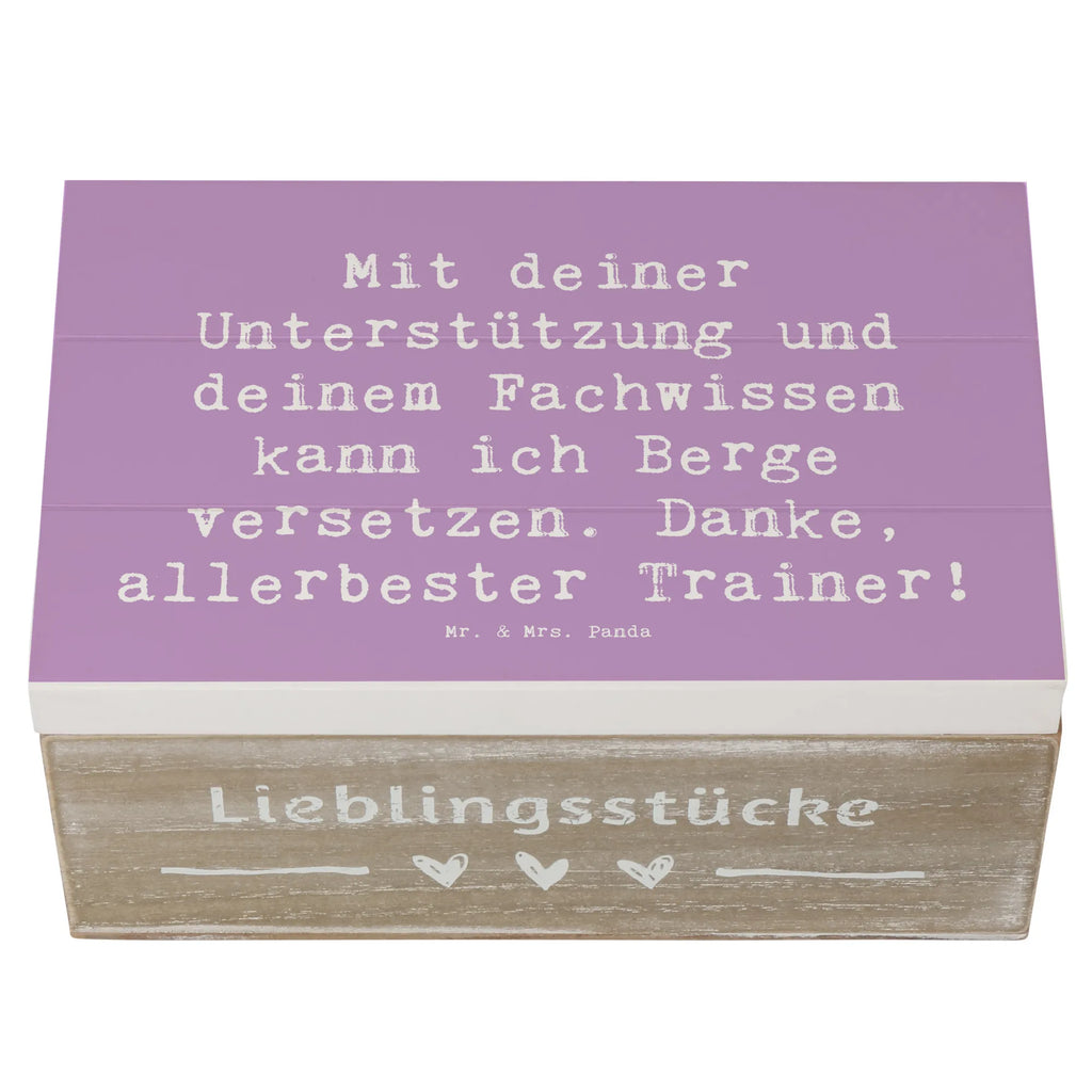 Holzkiste Mit deiner Unterstützung und deinem Fachwissen kann ich Berge versetzen. Danke, allerbester Trainer! Holzkiste, Kiste, Schatzkiste, Truhe, Schatulle, XXL, Erinnerungsbox, Erinnerungskiste, Dekokiste, Aufbewahrungsbox, Geschenkbox, Geschenkdose