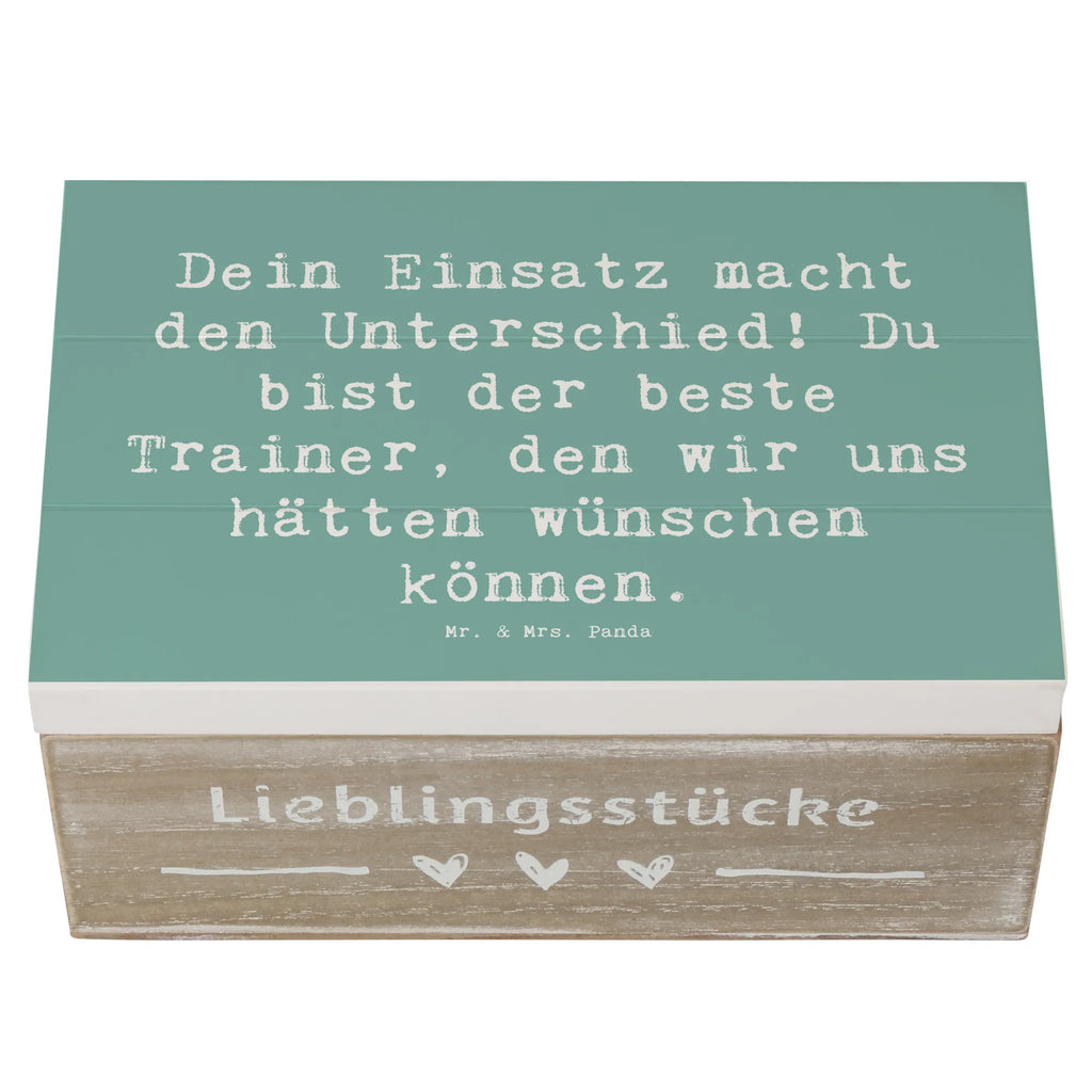 Holzkiste Dein Einsatz macht den Unterschied! Du bist der beste Trainer, den wir uns hätten wünschen können. Holzkiste, Kiste, Schatzkiste, Truhe, Schatulle, XXL, Erinnerungsbox, Erinnerungskiste, Dekokiste, Aufbewahrungsbox, Geschenkbox, Geschenkdose