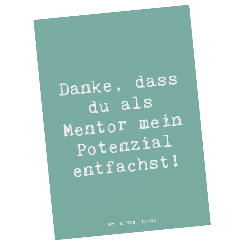 Postkarte Spruch Mentor Potenzial Postkarte, Karte, Geschenkkarte, Grußkarte, Einladung, Ansichtskarte, Geburtstagskarte, Einladungskarte, Dankeskarte, Ansichtskarten, Einladung Geburtstag, Einladungskarten Geburtstag