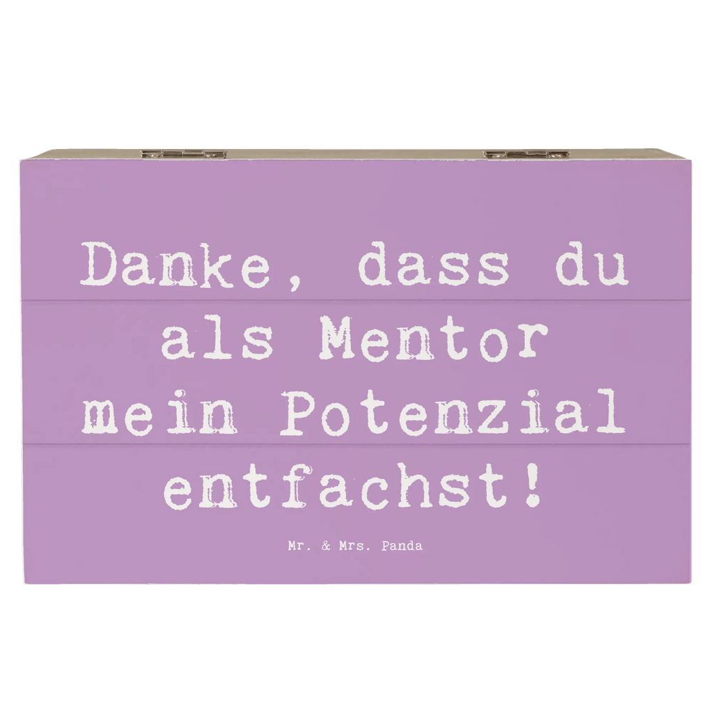 Holzkiste Danke, dass du als Mentor mein Potenzial entfachst! Holzkiste, Kiste, Schatzkiste, Truhe, Schatulle, XXL, Erinnerungsbox, Erinnerungskiste, Dekokiste, Aufbewahrungsbox, Geschenkbox, Geschenkdose