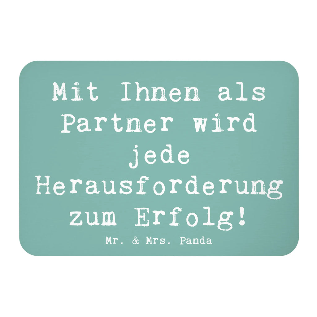 Magnet Mit Ihnen als Partner wird jede Herausforderung zum Erfolg! Kühlschrankmagnet, Pinnwandmagnet, Souvenir Magnet, Motivmagnete, Dekomagnet, Whiteboard Magnet, Notiz Magnet, Kühlschrank Dekoration