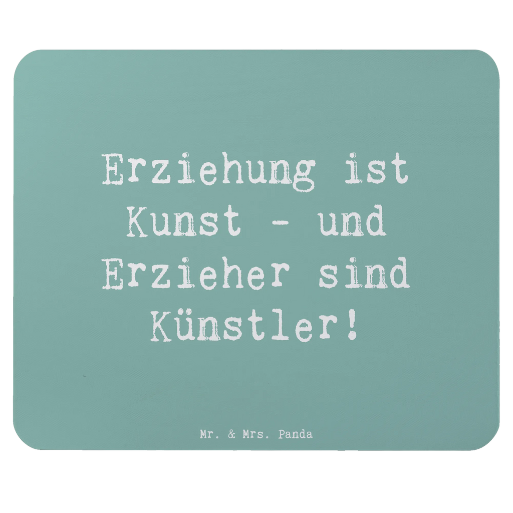 Mauspad Spruch Erzieher Künstler Mousepad, Computer zubehör, Büroausstattung, PC Zubehör, Arbeitszimmer, Mauspad, Einzigartiges Mauspad, Designer Mauspad, Mausunterlage, Mauspad Büro