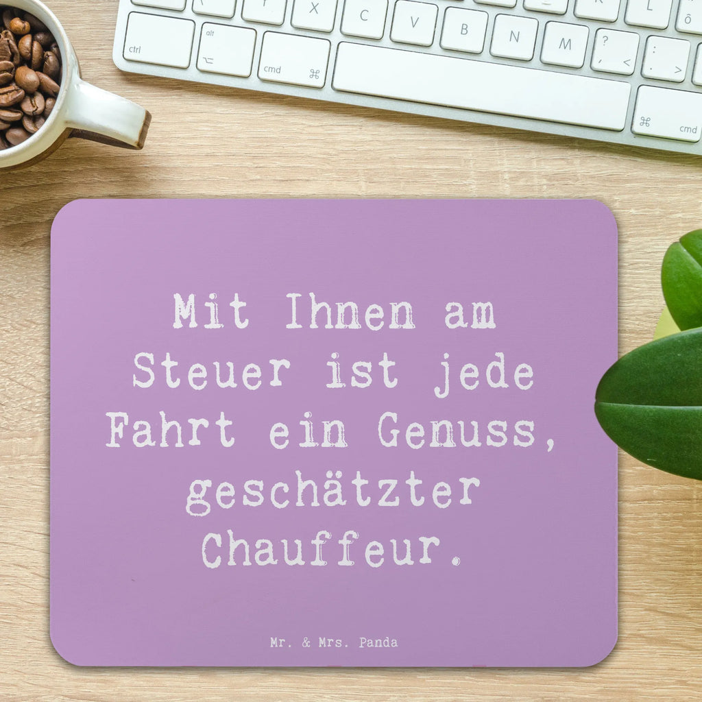 Mauspad Spruch Chauffeur Genussfahrt Mousepad, Computer zubehör, Büroausstattung, PC Zubehör, Arbeitszimmer, Mauspad, Einzigartiges Mauspad, Designer Mauspad, Mausunterlage, Mauspad Büro