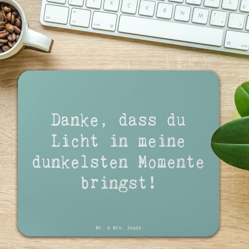 Mauspad Spruch Herztherapeut Licht Mousepad, Computer zubehör, Büroausstattung, PC Zubehör, Arbeitszimmer, Mauspad, Einzigartiges Mauspad, Designer Mauspad, Mausunterlage, Mauspad Büro