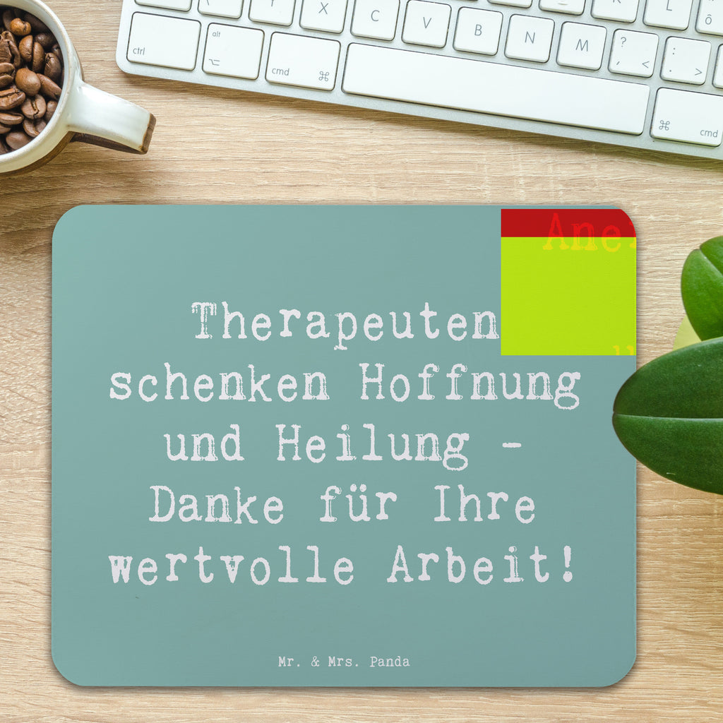 Mauspad Spruch Therapeut Dankeschön Mousepad, Computer zubehör, Büroausstattung, PC Zubehör, Arbeitszimmer, Mauspad, Einzigartiges Mauspad, Designer Mauspad, Mausunterlage, Mauspad Büro