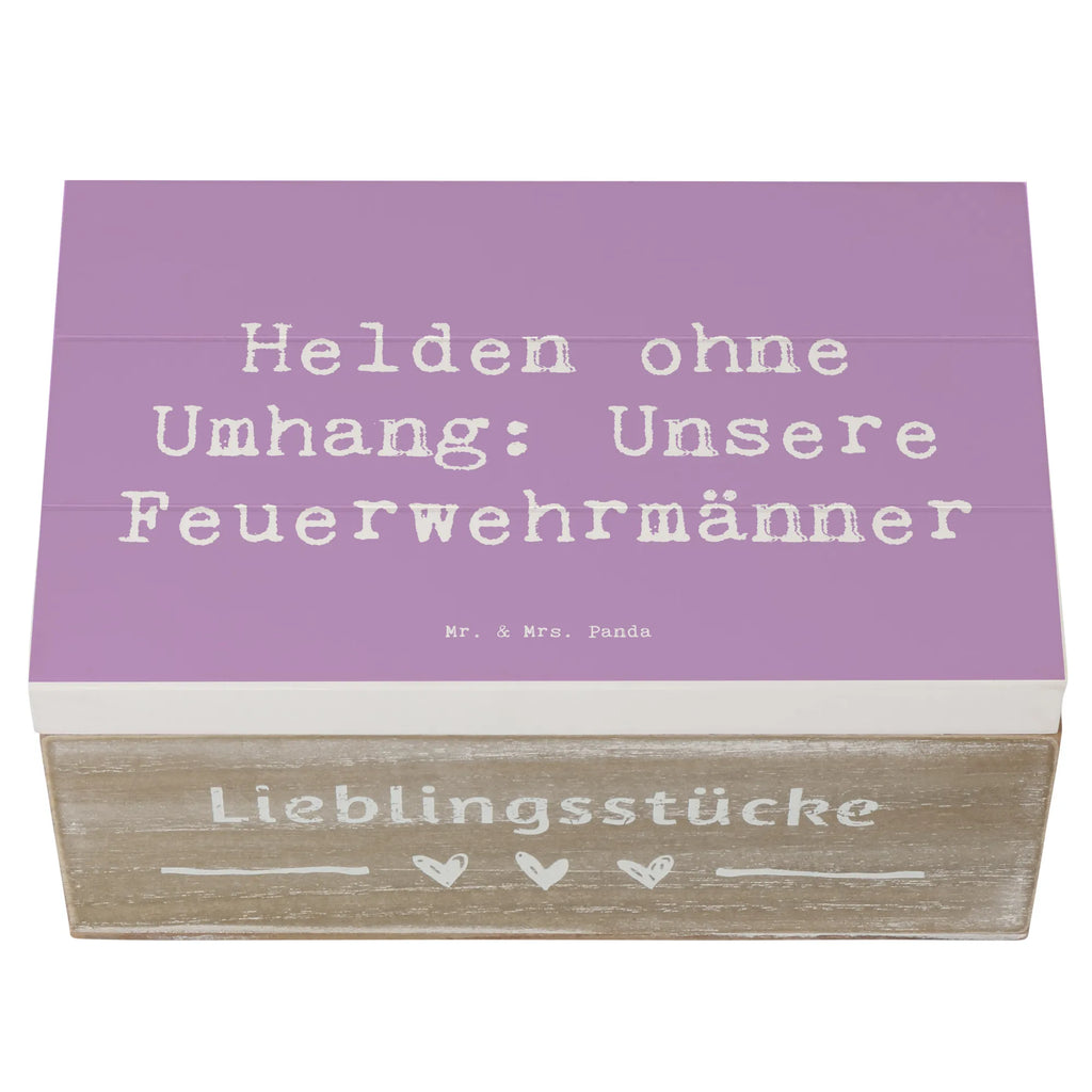 Holzkiste Helden ohne Umhang: Unsere Feuerwehrmänner Holzkiste, Kiste, Schatzkiste, Truhe, Schatulle, XXL, Erinnerungsbox, Erinnerungskiste, Dekokiste, Aufbewahrungsbox, Geschenkbox, Geschenkdose