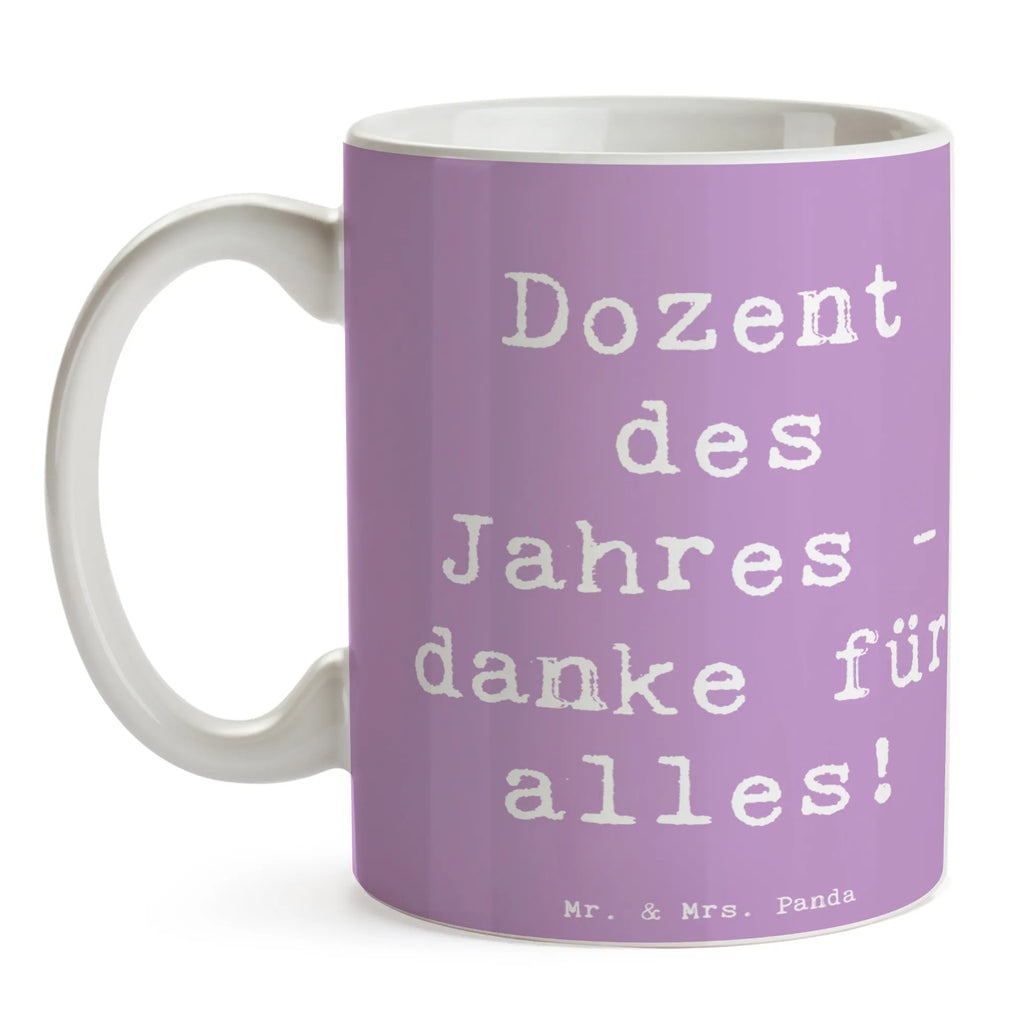 Tasse Spruch Dozent des Jahres Tasse, Kaffeetasse, Teetasse, Becher, Kaffeebecher, Teebecher, Keramiktasse, Porzellantasse, Büro Tasse, Geschenk Tasse, Tasse Sprüche, Tasse Motive, Kaffeetassen, Tasse bedrucken, Designer Tasse, Cappuccino Tassen, Schöne Teetassen