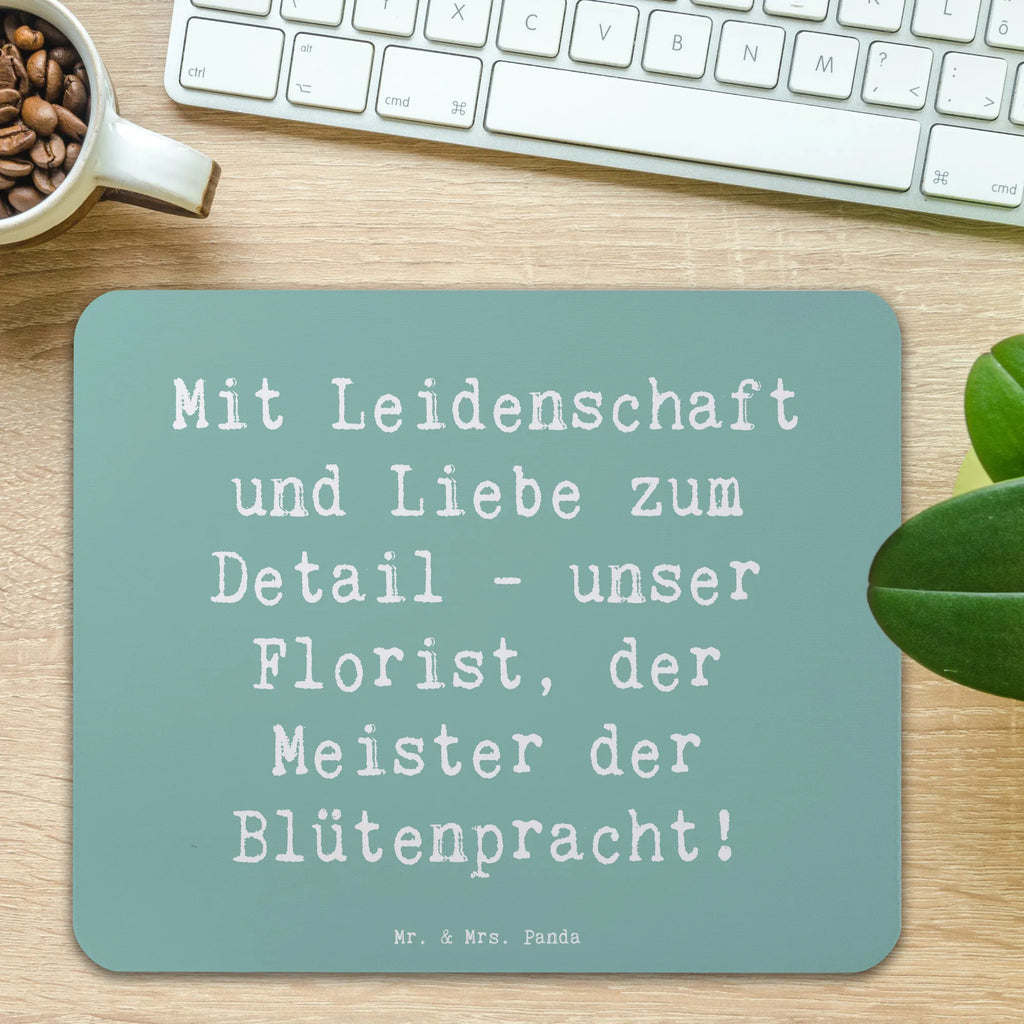 Mauspad Spruch Florist Kunst Mousepad, Computer zubehör, Büroausstattung, PC Zubehör, Arbeitszimmer, Mauspad, Einzigartiges Mauspad, Designer Mauspad, Mausunterlage, Mauspad Büro