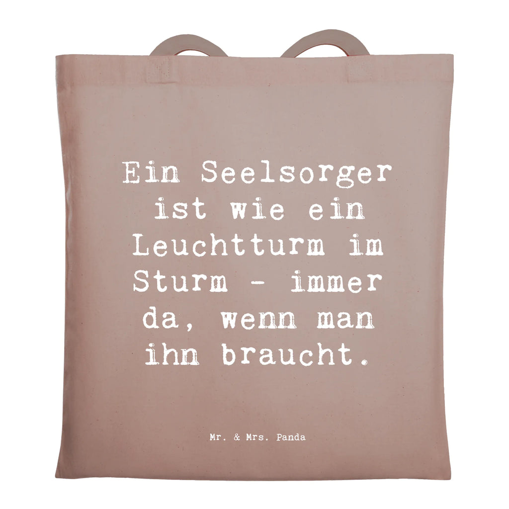 Tragetasche Ein Seelsorger ist wie ein Leuchtturm im Sturm - immer da, wenn man ihn braucht. Beuteltasche, Beutel, Einkaufstasche, Jutebeutel, Stoffbeutel, Tasche, Shopper, Umhängetasche, Strandtasche, Schultertasche, Stofftasche, Tragetasche, Badetasche, Jutetasche, Einkaufstüte, Laptoptasche