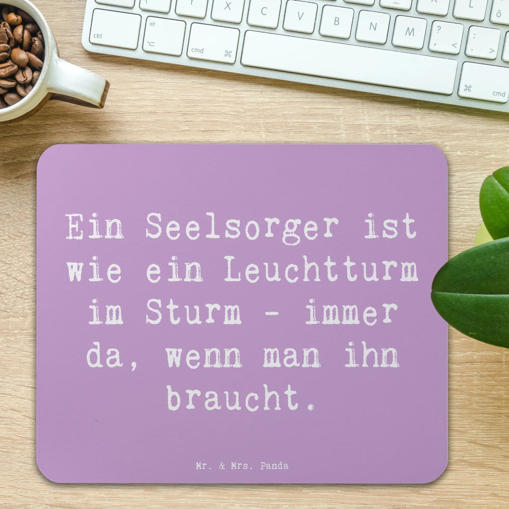 Mauspad Spruch Seelsorger Leuchtturm Mousepad, Computer zubehör, Büroausstattung, PC Zubehör, Arbeitszimmer, Mauspad, Einzigartiges Mauspad, Designer Mauspad, Mausunterlage, Mauspad Büro