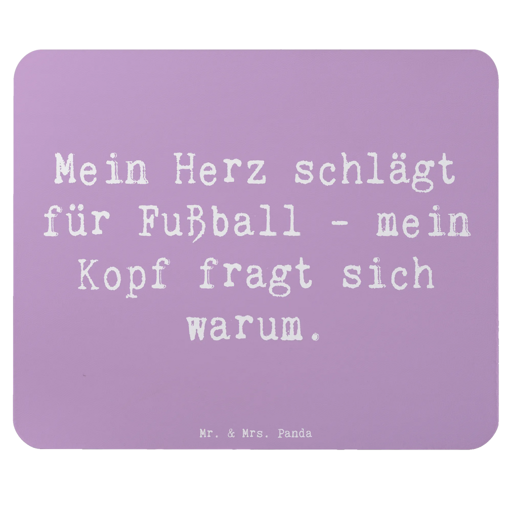 Mauspad Spruch Fußball Liebe