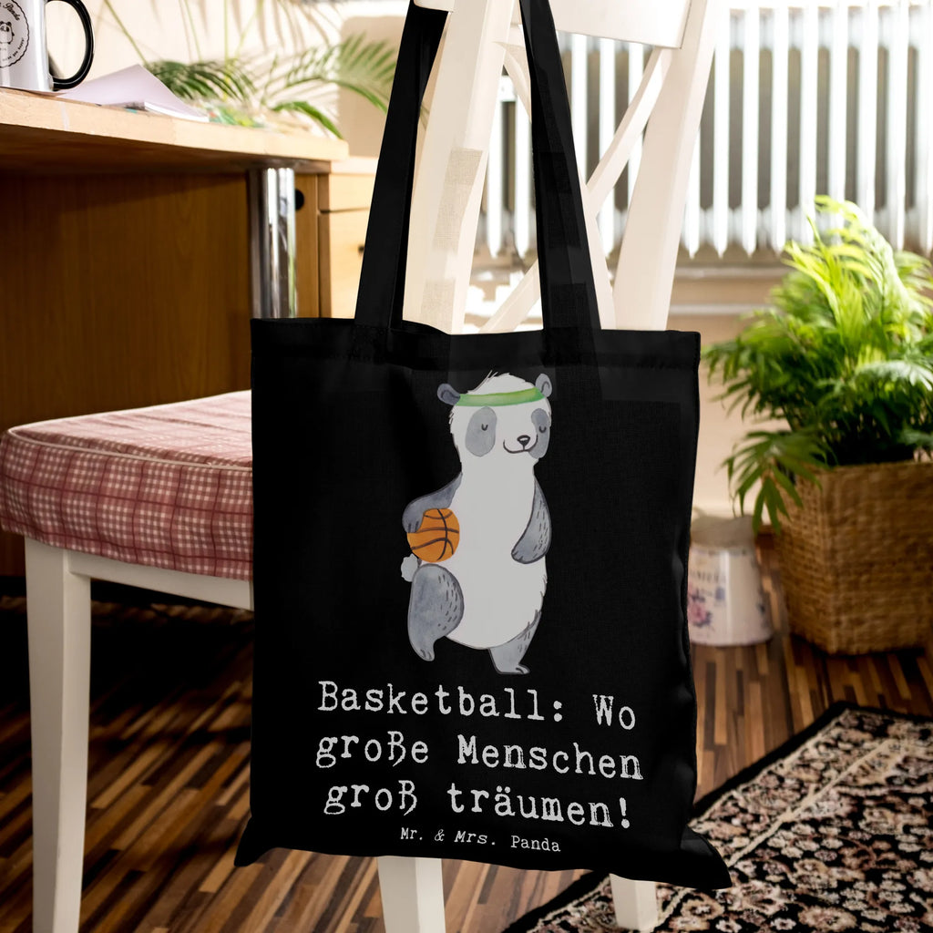 Tragetasche Basketball Träume Beuteltasche, Beutel, Einkaufstasche, Jutebeutel, Stoffbeutel, Tasche, Shopper, Umhängetasche, Strandtasche, Schultertasche, Stofftasche, Tragetasche, Badetasche, Jutetasche, Einkaufstüte, Laptoptasche, Geschenk, Sport, Sportart, Hobby, Schenken, Danke, Dankeschön, Auszeichnung, Gewinn, Sportler