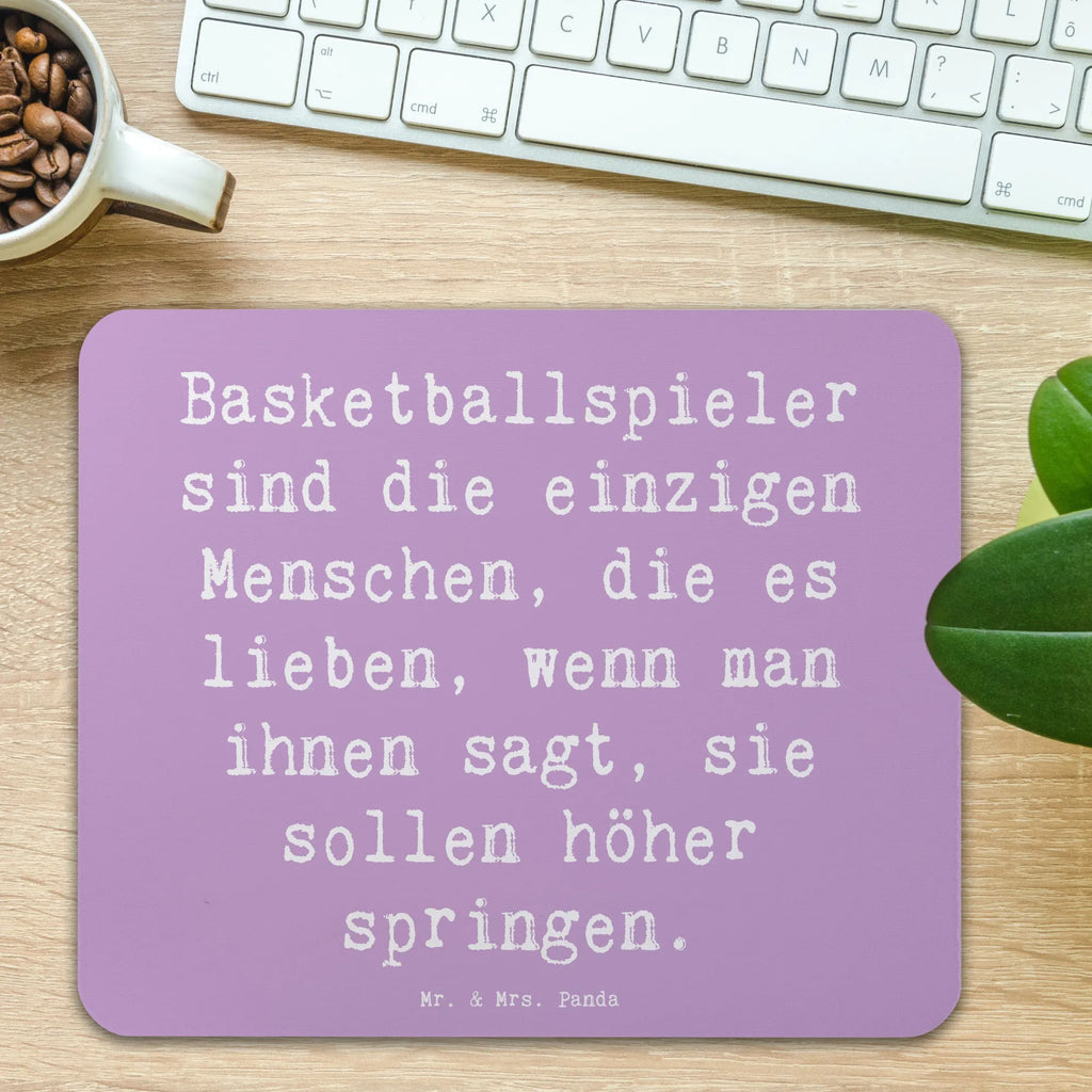 Mauspad Spruch Basketball Motivation