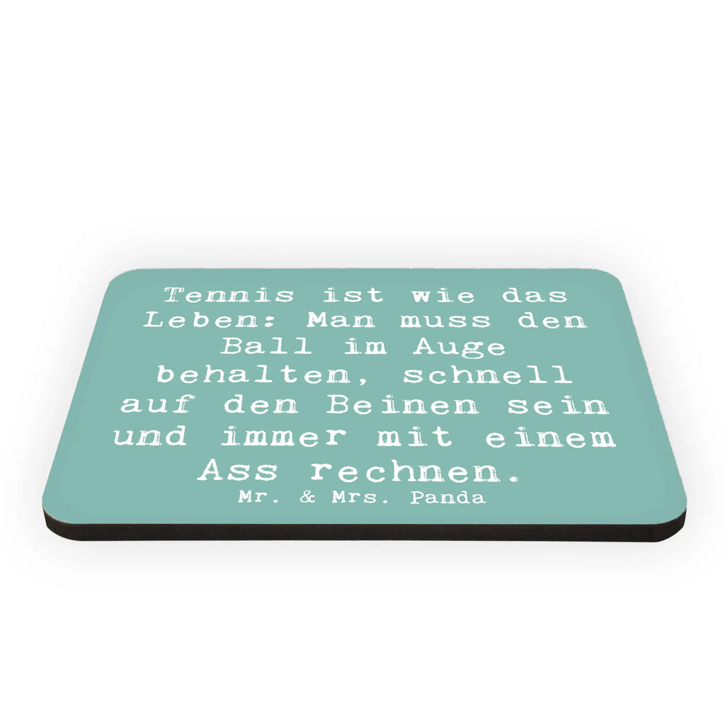 Magnet Tennis Lebensweisheit Kühlschrankmagnet, Pinnwandmagnet, Souvenir Magnet, Motivmagnete, Dekomagnet, Whiteboard Magnet, Notiz Magnet, Kühlschrank Dekoration, Geschenk, Sport, Sportart, Hobby, Schenken, Danke, Dankeschön, Auszeichnung, Gewinn, Sportler