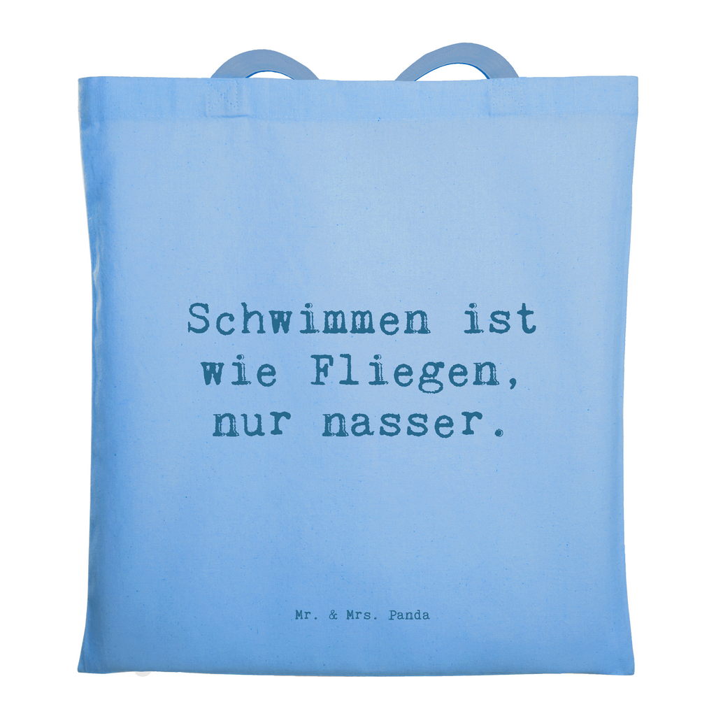 Tragetasche Spruch Schwimmen wie Fliegen Beuteltasche, Beutel, Einkaufstasche, Jutebeutel, Stoffbeutel, Tasche, Shopper, Umhängetasche, Strandtasche, Schultertasche, Stofftasche, Tragetasche, Badetasche, Jutetasche, Einkaufstüte, Laptoptasche, Geschenk, Sport, Sportart, Hobby, Schenken, Danke, Dankeschön, Auszeichnung, Gewinn, Sportler