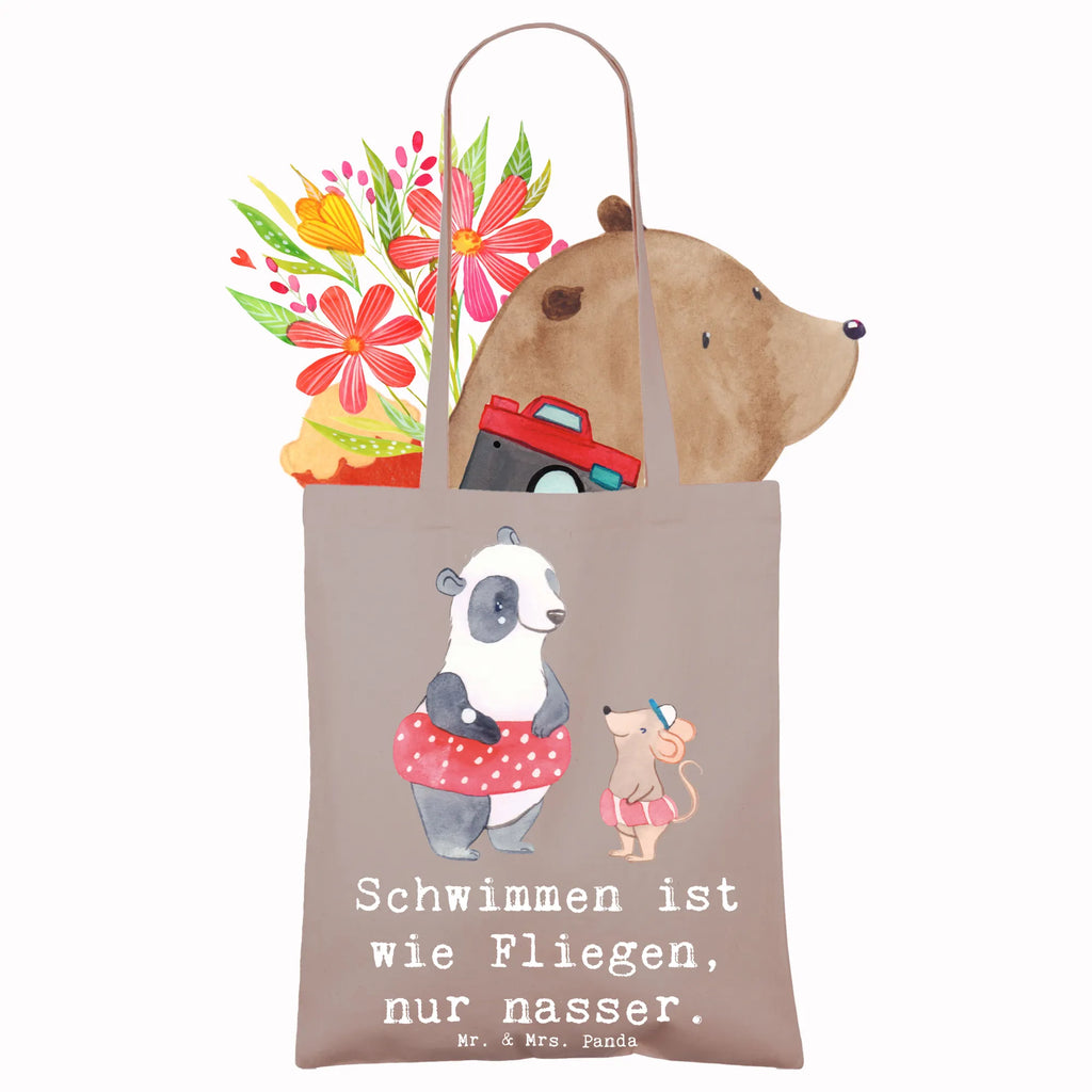 Tragetasche Schwimmen wie Fliegen Beuteltasche, Beutel, Einkaufstasche, Jutebeutel, Stoffbeutel, Tasche, Shopper, Umhängetasche, Strandtasche, Schultertasche, Stofftasche, Tragetasche, Badetasche, Jutetasche, Einkaufstüte, Laptoptasche, Geschenk, Sport, Sportart, Hobby, Schenken, Danke, Dankeschön, Auszeichnung, Gewinn, Sportler