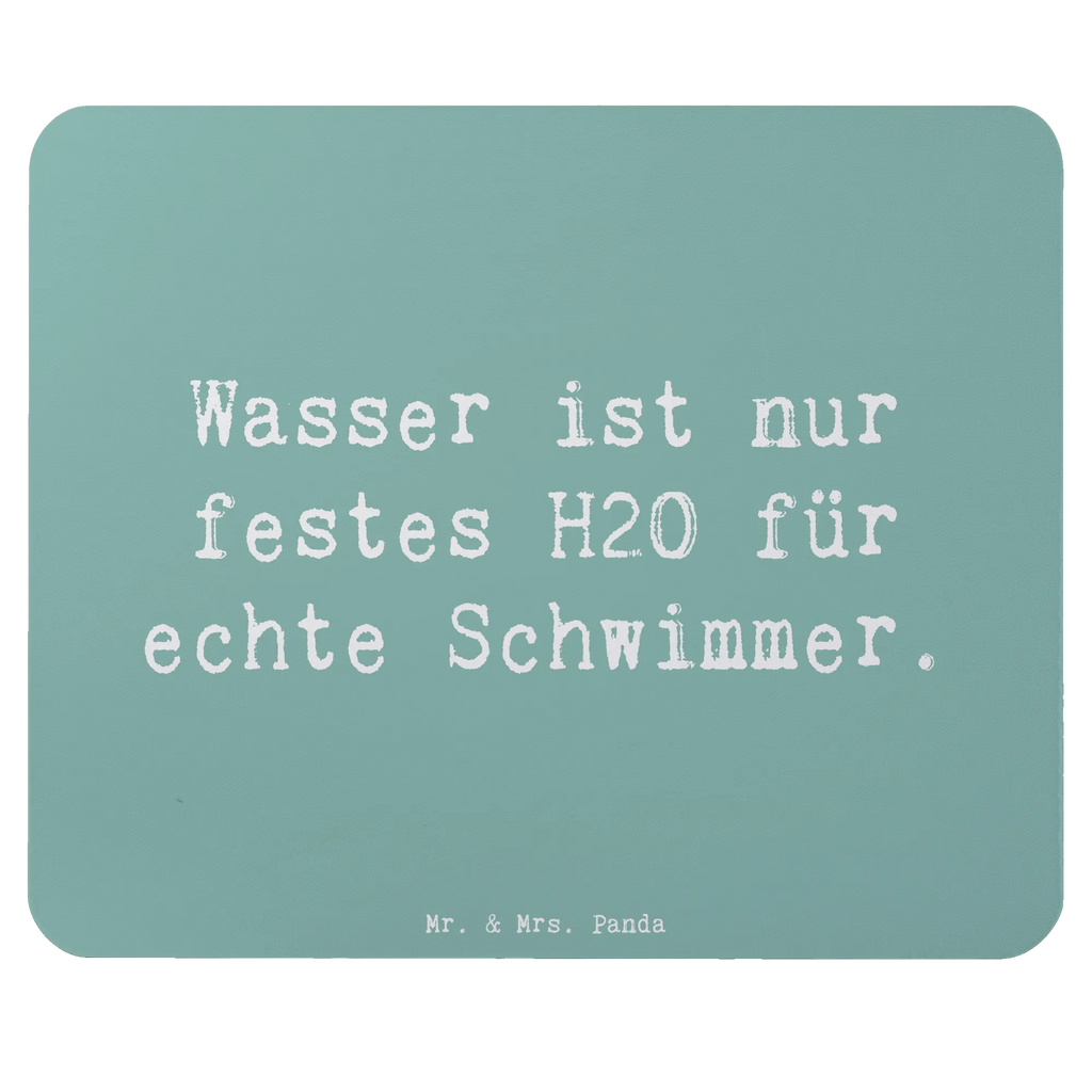 Mauspad Spruch Schwimmen Abenteuer