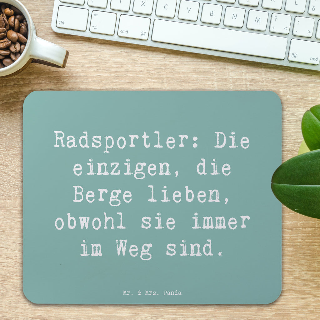 Mauspad Spruch Radsport Berge Mousepad, Computer zubehör, Büroausstattung, PC Zubehör, Arbeitszimmer, Mauspad, Einzigartiges Mauspad, Designer Mauspad, Mausunterlage, Mauspad Büro, Geschenk, Sport, Sportart, Hobby, Schenken, Danke, Dankeschön, Auszeichnung, Gewinn, Sportler