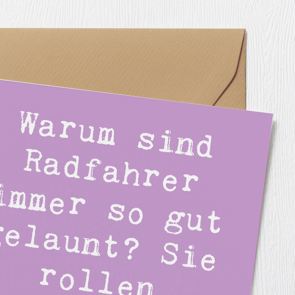 Deluxe Karte Spruch Radsport Glück Karte, Grußkarte, Klappkarte, Einladungskarte, Glückwunschkarte, Hochzeitskarte, Geburtstagskarte, Hochwertige Grußkarte, Hochwertige Klappkarte, Geschenk, Sport, Sportart, Hobby, Schenken, Danke, Dankeschön, Auszeichnung, Gewinn, Sportler