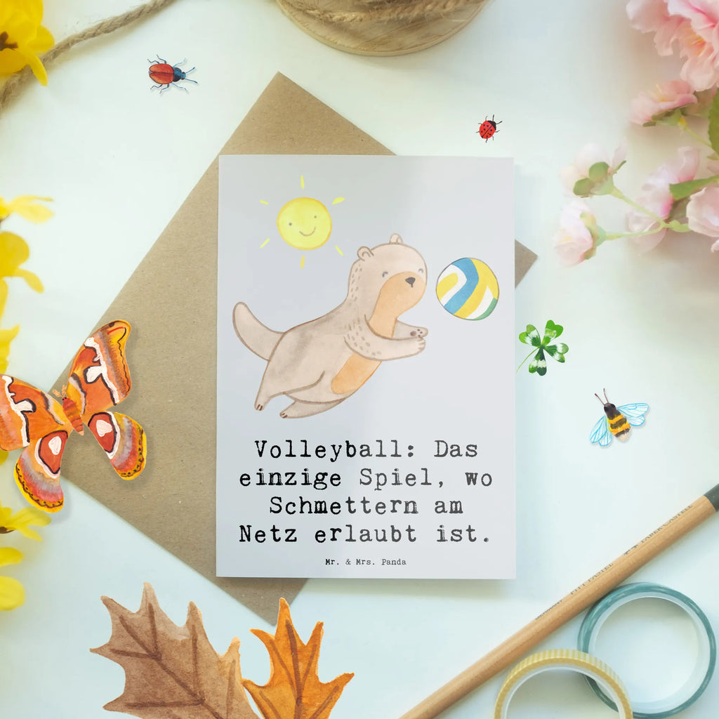 Grußkarte Volleyball Schmettern Grußkarte, Klappkarte, Einladungskarte, Glückwunschkarte, Hochzeitskarte, Geburtstagskarte, Karte, Ansichtskarten, Geschenk, Sport, Sportart, Hobby, Schenken, Danke, Dankeschön, Auszeichnung, Gewinn, Sportler