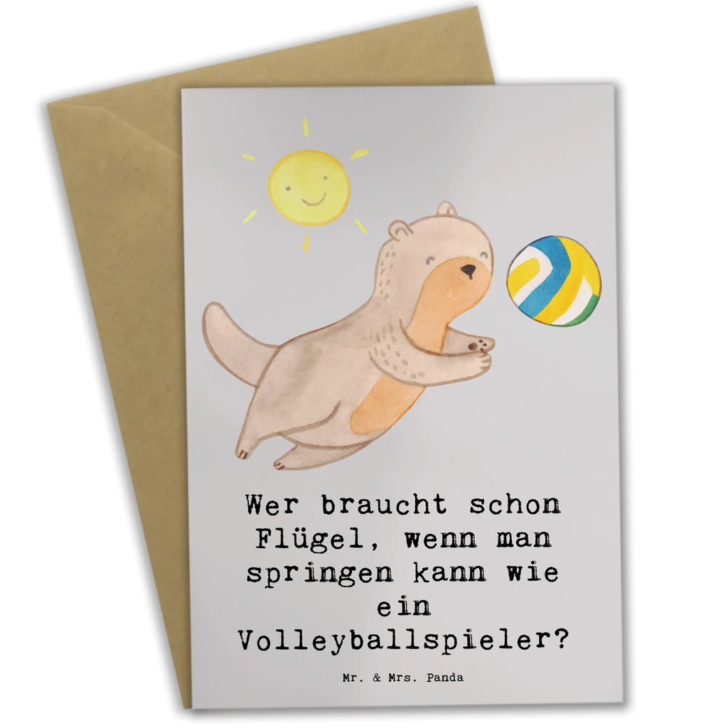 Grußkarte Volleyball Sprung Grußkarte, Klappkarte, Einladungskarte, Glückwunschkarte, Hochzeitskarte, Geburtstagskarte, Karte, Ansichtskarten, Geschenk, Sport, Sportart, Hobby, Schenken, Danke, Dankeschön, Auszeichnung, Gewinn, Sportler