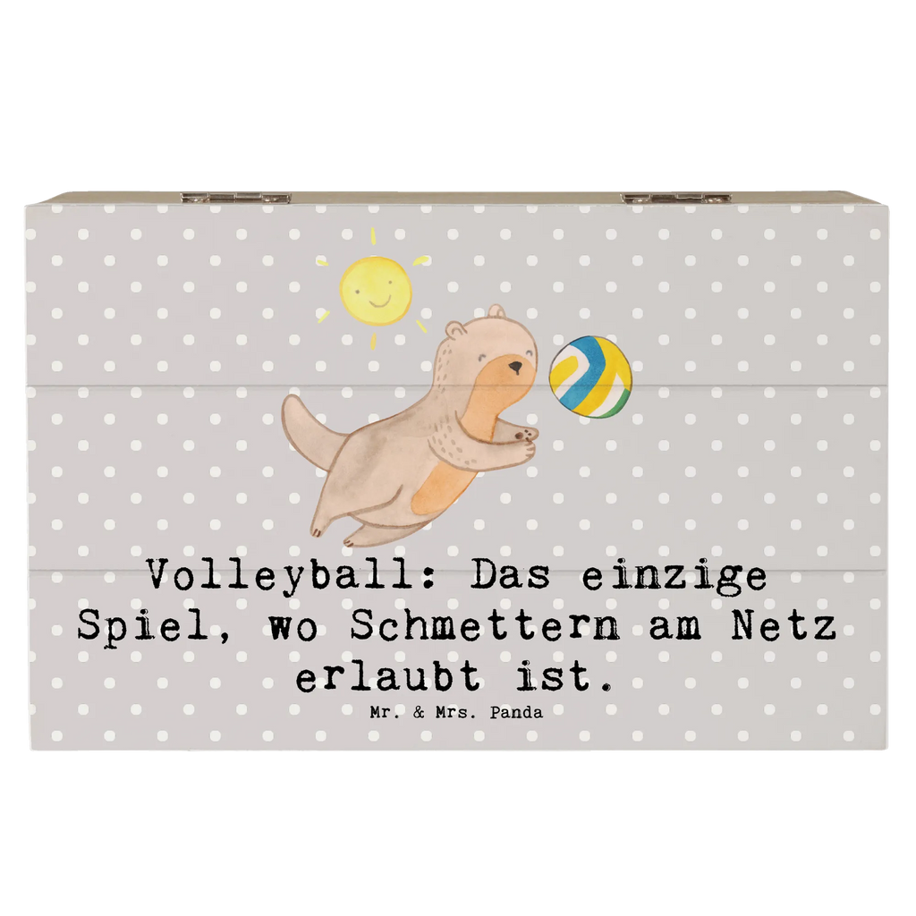 Holzkiste Volleyball Schmettern Holzkiste, Kiste, Schatzkiste, Truhe, Schatulle, XXL, Erinnerungsbox, Erinnerungskiste, Dekokiste, Aufbewahrungsbox, Geschenkbox, Geschenkdose, Geschenk, Sport, Sportart, Hobby, Schenken, Danke, Dankeschön, Auszeichnung, Gewinn, Sportler