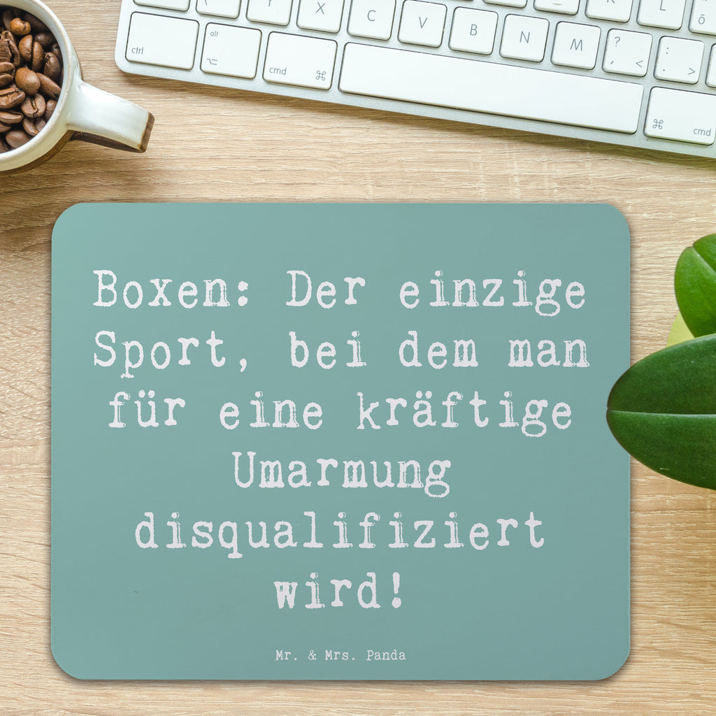 Mauspad Spruch Boxen: Der einzige Sport, bei dem man für eine kräftige Umarmung disqualifiziert wird! Mousepad, Computer zubehör, Büroausstattung, PC Zubehör, Arbeitszimmer, Mauspad, Einzigartiges Mauspad, Designer Mauspad, Mausunterlage, Mauspad Büro, Geschenk, Sport, Sportart, Hobby, Schenken, Danke, Dankeschön, Auszeichnung, Gewinn, Sportler