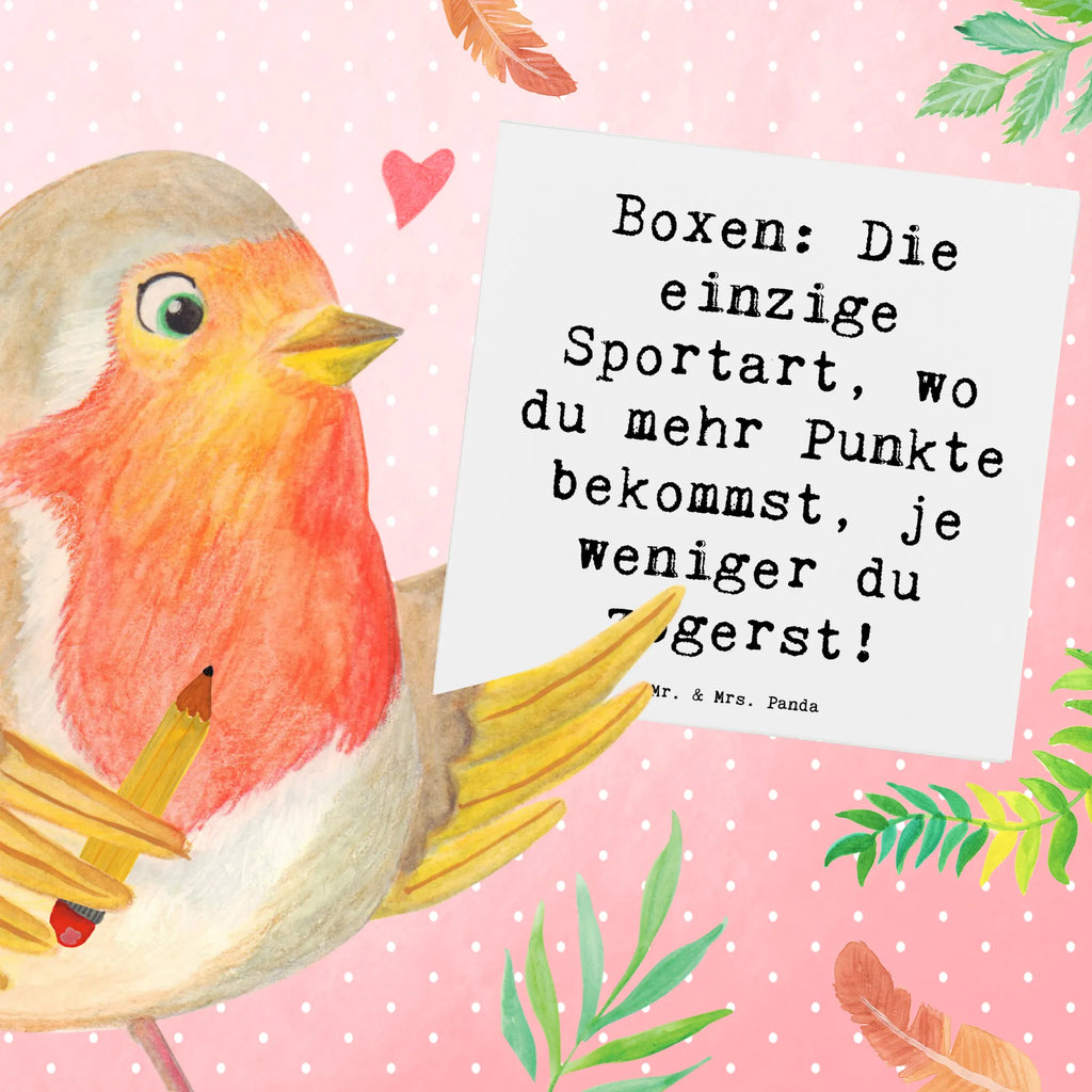 Deluxe Karte Spruch Boxen Schnell Entscheiden Karte, Grußkarte, Klappkarte, Einladungskarte, Glückwunschkarte, Hochzeitskarte, Geburtstagskarte, Hochwertige Grußkarte, Hochwertige Klappkarte, Geschenk, Sport, Sportart, Hobby, Schenken, Danke, Dankeschön, Auszeichnung, Gewinn, Sportler