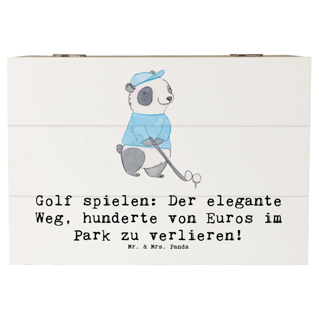 Holzkiste Golf Eleganz Holzkiste, Kiste, Schatzkiste, Truhe, Schatulle, XXL, Erinnerungsbox, Erinnerungskiste, Dekokiste, Aufbewahrungsbox, Geschenkbox, Geschenkdose, Geschenk, Sport, Sportart, Hobby, Schenken, Danke, Dankeschön, Auszeichnung, Gewinn, Sportler