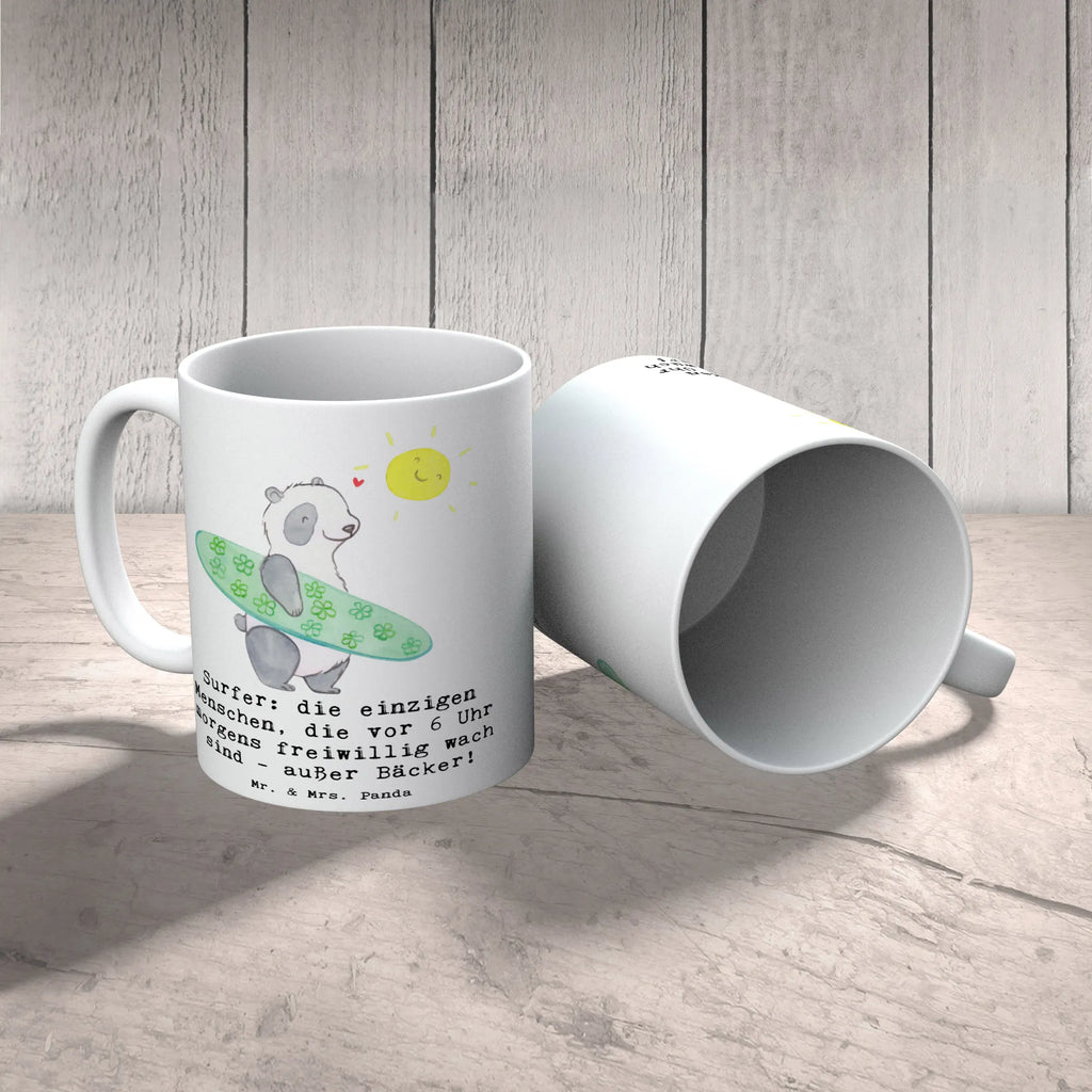 Tasse Surfen Frühaufsteher Tasse, Kaffeetasse, Teetasse, Becher, Kaffeebecher, Teebecher, Keramiktasse, Porzellantasse, Büro Tasse, Geschenk Tasse, Tasse Sprüche, Tasse Motive, Kaffeetassen, Tasse bedrucken, Designer Tasse, Cappuccino Tassen, Schöne Teetassen, Geschenk, Sport, Sportart, Hobby, Schenken, Danke, Dankeschön, Auszeichnung, Gewinn, Sportler