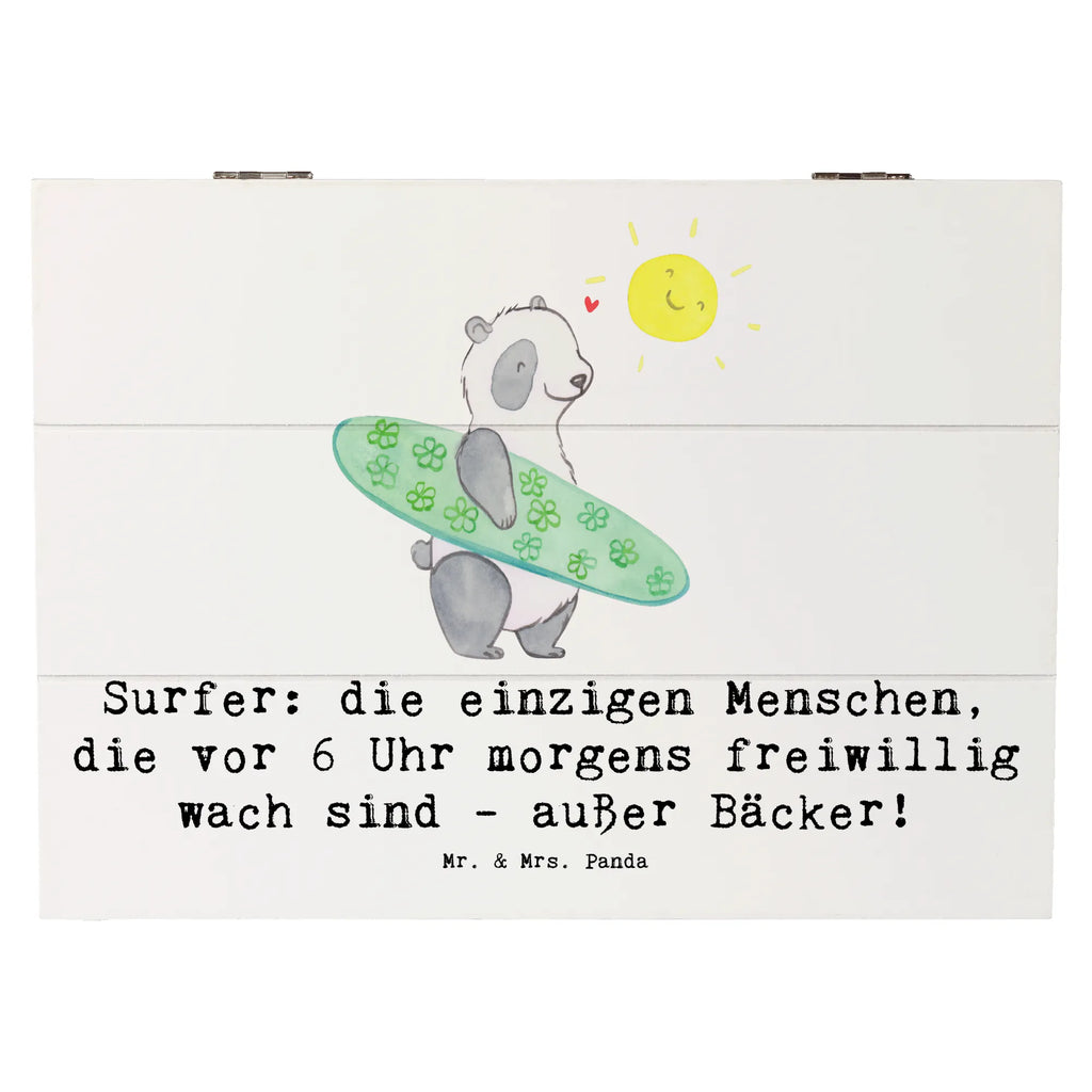 Holzkiste Surfen Frühaufsteher Holzkiste, Kiste, Schatzkiste, Truhe, Schatulle, XXL, Erinnerungsbox, Erinnerungskiste, Dekokiste, Aufbewahrungsbox, Geschenkbox, Geschenkdose, Geschenk, Sport, Sportart, Hobby, Schenken, Danke, Dankeschön, Auszeichnung, Gewinn, Sportler